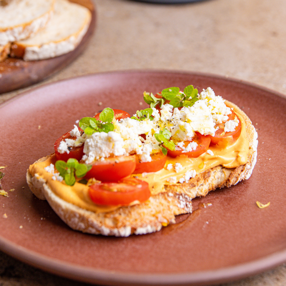 Roasted Red Pepper + Feta Dip
