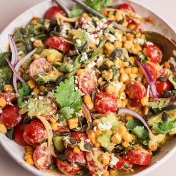 Smoky Corn & Poblano Salad