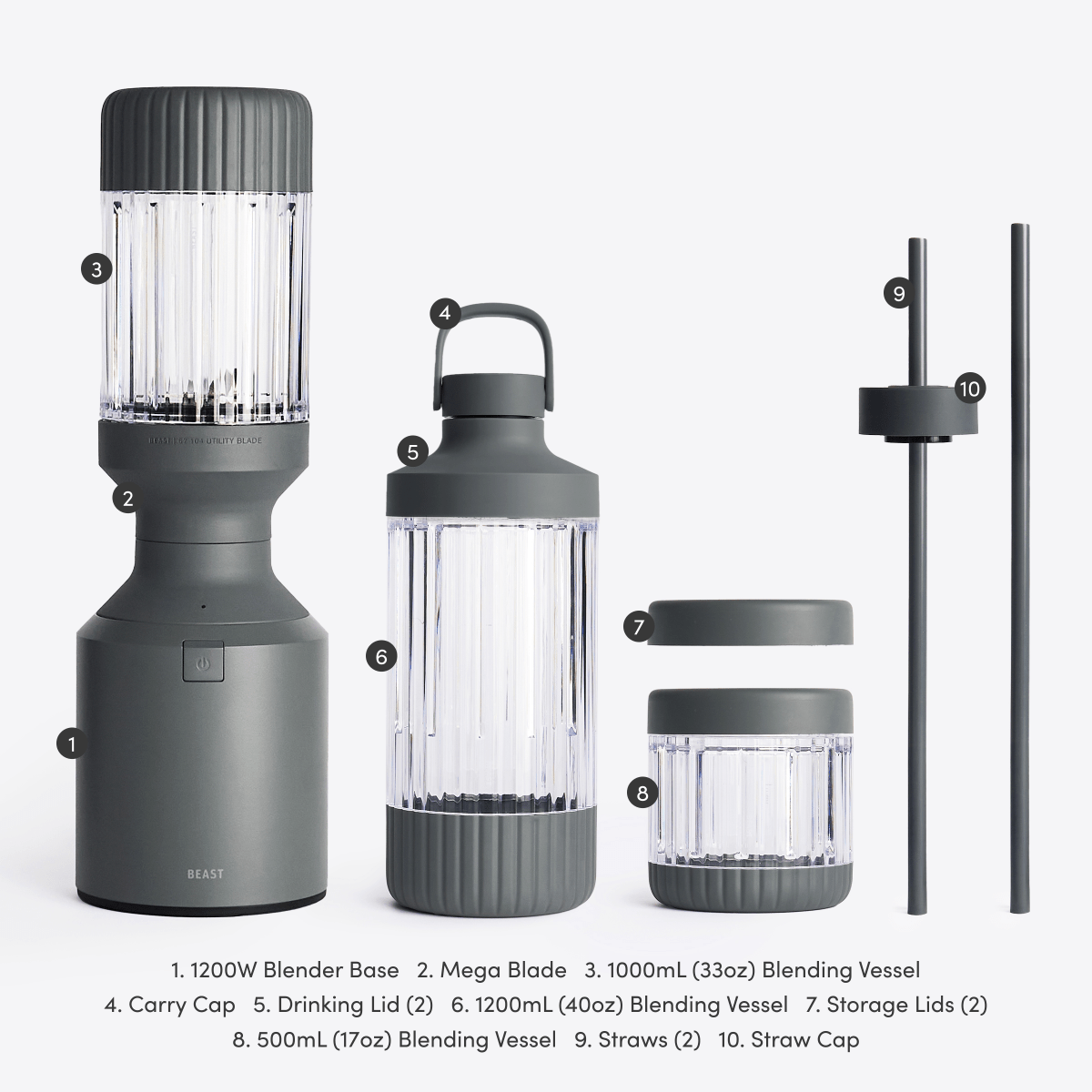 B12MH-CH-US | Charcoal