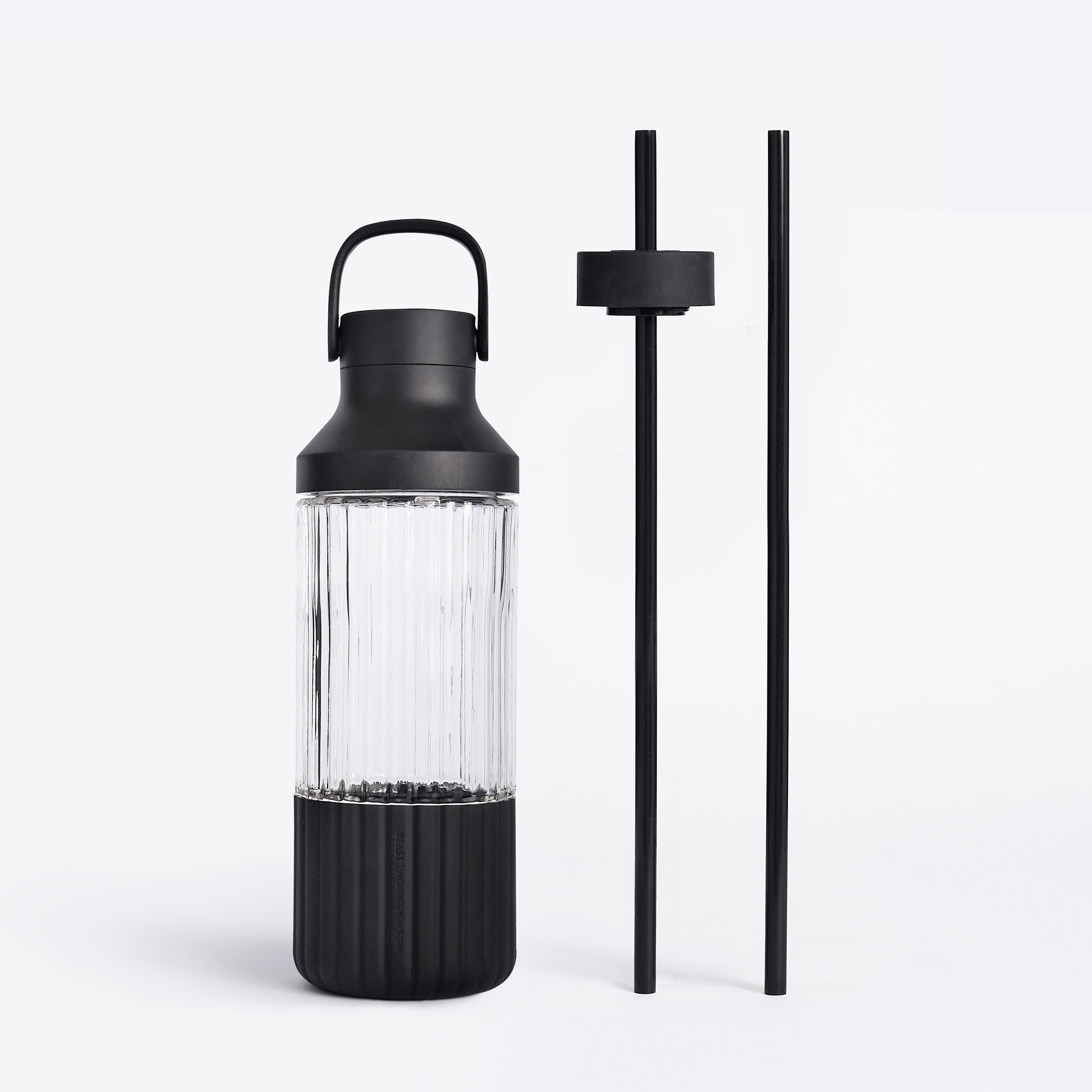 Beast Health Glass Bottle | Carbon Black