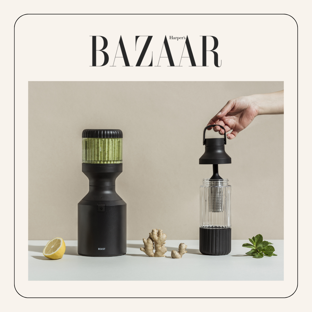  Beast Blender with  Stainless Steel Hydration Bottle Black